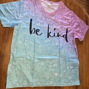 Be Kind V-neck XL Woman's T-Shirt